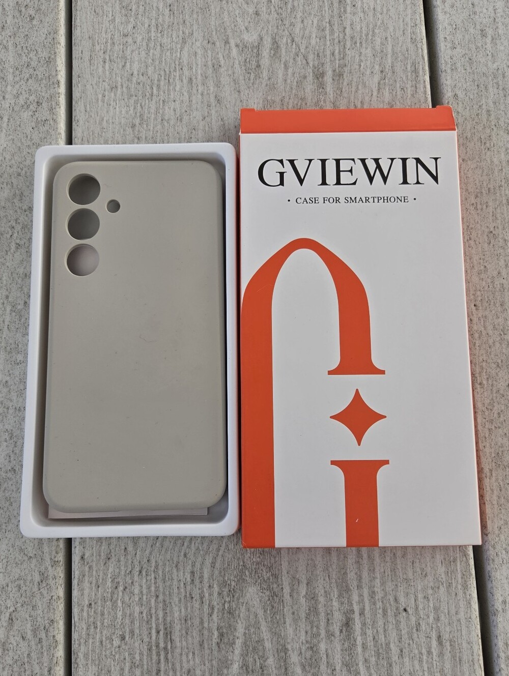 Preowned Samsung S24+ (S24Plus) Phone Case, Color: Creme/Stone